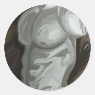 Torso Physique gebeeldhouwde etiketten