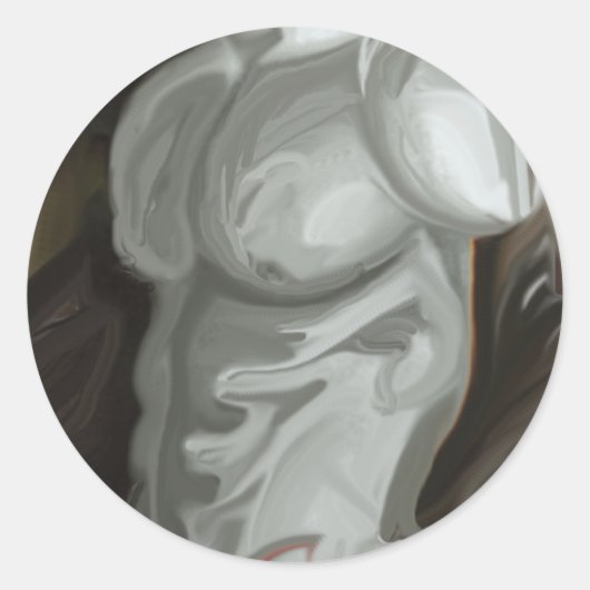 Torso Physique gebeeldhouwde etiketten (Voorkant)