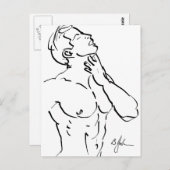 Torso Sketch Briefkaart (Voorkant / Achterkant)