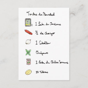 Tortas de Navidad/KerstMexicaanse sandwich Kaart