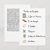 Tortas de Navidad / Mexicaanse Kerstsandwich Kaart (Voorkant / Achterkant)