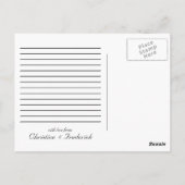 Tortelduifjes 2, dank u briefkaart (Achterkant)