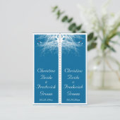 Tortelduifjes 2, souvenir 2x bladwijzer briefkaart (Staand voorkant)