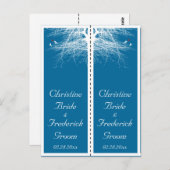 Tortelduifjes 2, souvenir 2x bladwijzer briefkaart (Voorkant / Achterkant)