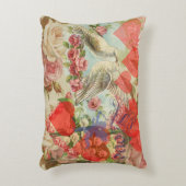 Tortelduifjes  Antiek Hart Accent Kussen (Voorkant(Verticaal))