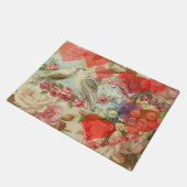 Tortelduifjes  Antiek Hart Deurmat (Schuin)