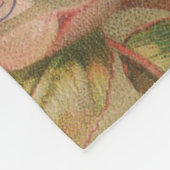 Tortelduifjes  Antiek Hart Fleece Deken (Hoek)