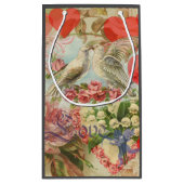 Tortelduifjes Antiek Hart Klein Cadeauzakje (Achterkant)