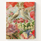 Tortelduifjes Antiek Hart Notitieboek (Achterkant)