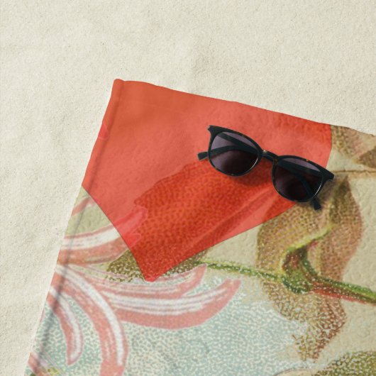 Tortelduifjes  Antiek Hart Strandlaken (In situ)