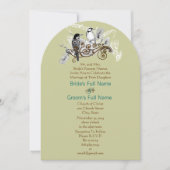 Tortelduifjes Arch Sape Wedding Kaart (Voorkant)