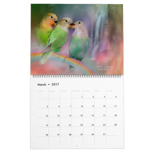 Tortelduifjes Art Agenda Kalender (Mar 2017)