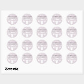 Tortelduifjes Baby shower Sticker (Vel)