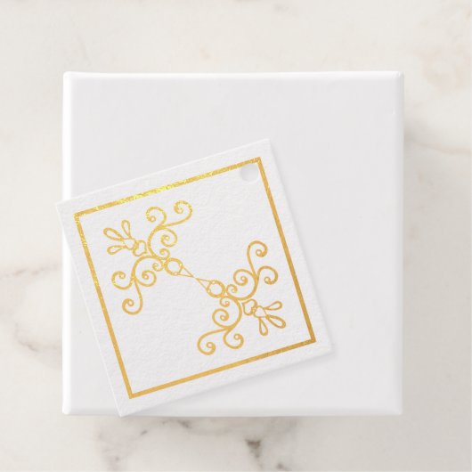 Tortelduifjes Bedankjes Labels (Met doos)