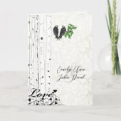  Tortelduifjes Bird Cage Wedding Invitation (Voorkant)