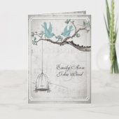 Tortelduifjes BirdCage Wedding Invitations (Voorkant)