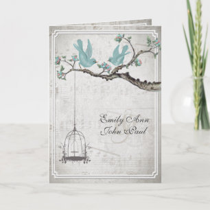 Tortelduifjes BirdCage Wedding Invitations