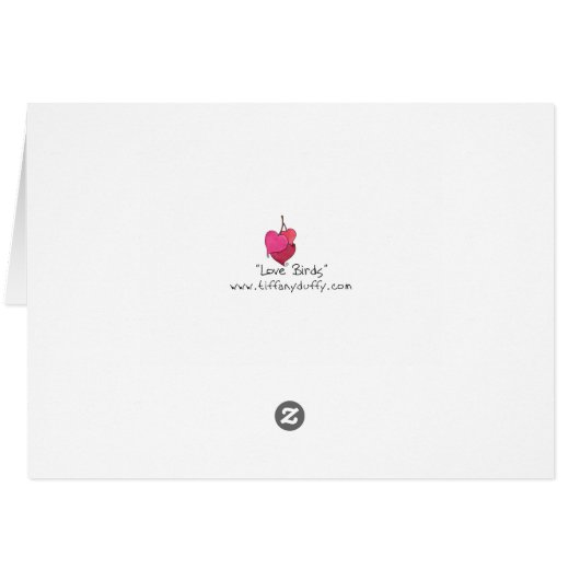 Tortelduifjes, blanco (Achterkant Horizontaal)