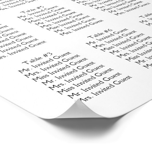 Tortelduifjes blauw poster (Hoek)