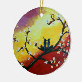 Tortelduifjes Blossom Tree Ornament (Links)