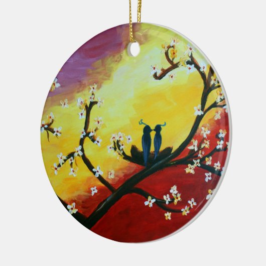 Tortelduifjes Blossom Tree Ornament (Links)