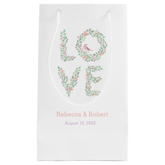 Tortelduifjes Botanisch Klein Cadeauzakje (Voorkant)