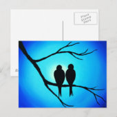 tortelduifjes briefkaart (Voorkant / Achterkant)