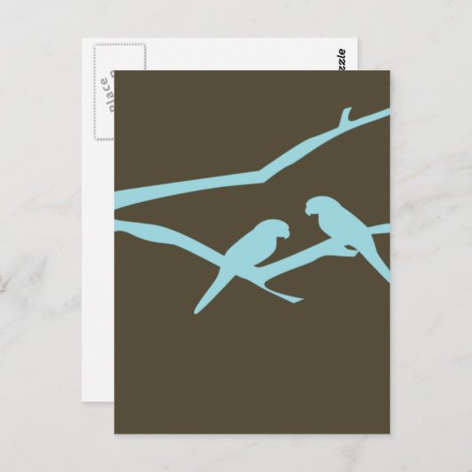 Tortelduifjes Briefkaart (Voorkant / Achterkant)