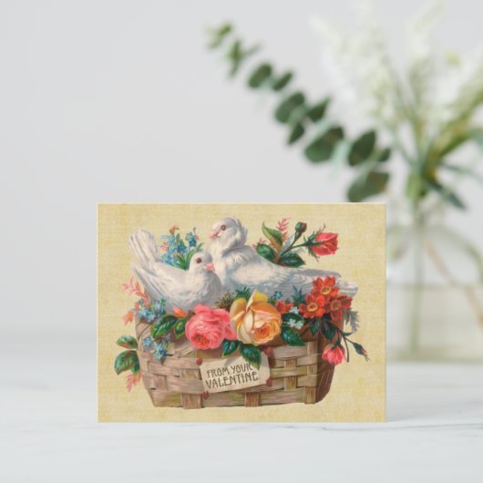 Tortelduifjes  Briefkaart (Staand voorkant)