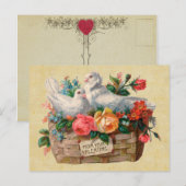 Tortelduifjes  Briefkaart (Voorkant / Achterkant)
