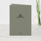 Tortelduifjes Brownstone Appartement Windows Valen Notitiekaartje (Achterkant)