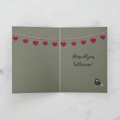 Tortelduifjes Brownstone Appartement Windows Valen Notitiekaartje (Binnen)