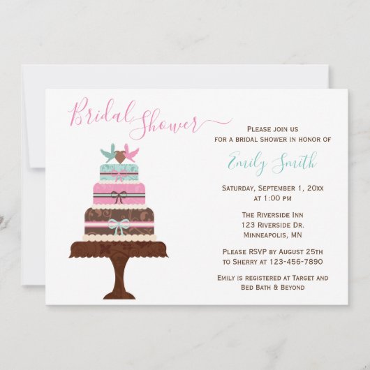 Tortelduifjes bruiloft | Aangepast Vrijgezellenfee Kaart (Voorkant)