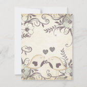 Tortelduifjes bruiloft (blanco) (Voorkant)