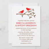 Tortelduifjes bruiloft kaart (Voorkant)