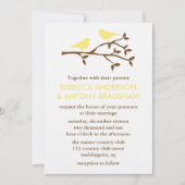 Tortelduifjes bruiloft kaart (Voorkant)