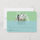  Tortelduifjes bruiloft Kaart (Voorkant)