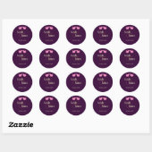 Tortelduifjes Bruiloft Sticker (Vel)
