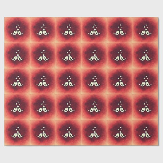 Tortelduifjes Cadeaupapier (Vlak)