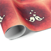 Tortelduifjes Cadeaupapier (Rol Hoek)