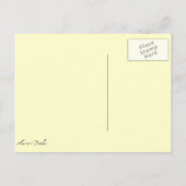 Tortelduifjes-Collectie: de datum opslaan Aankondigingskaart (Achterkant)