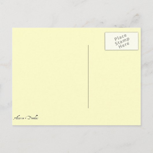 Tortelduifjes-Collectie: de datum opslaan Aankondigingskaart (Achterkant)