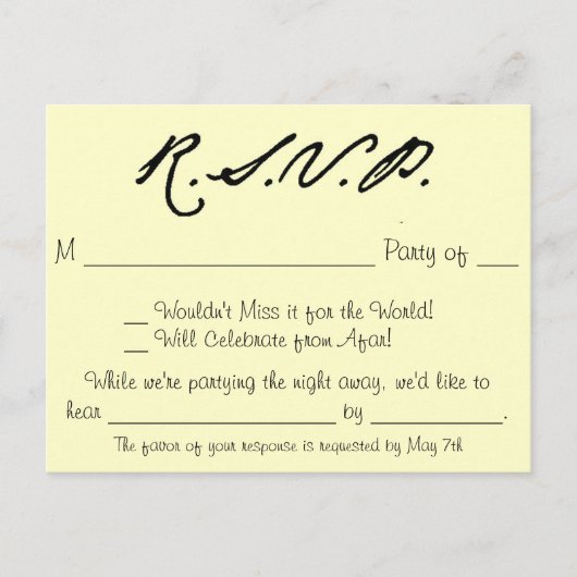 Tortelduifjes Collectie RSVP-kaart Uitnodiging Briefkaart (Voorkant)