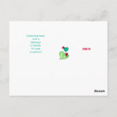 Tortelduifjes Dank u Briefkaart (Achterkant)