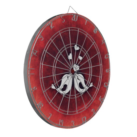 Tortelduifjes Dartbord (Voorkant Links)