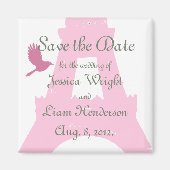 Tortelduifjes De datum opslaan Magneet (Voorkant)