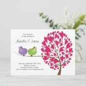 Tortelduifjes De datumkaart opslaan Save The Date (Staand voorkant)