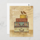 Tortelduifjes Denk aan uw Briefkaart (Voorkant / Achterkant)