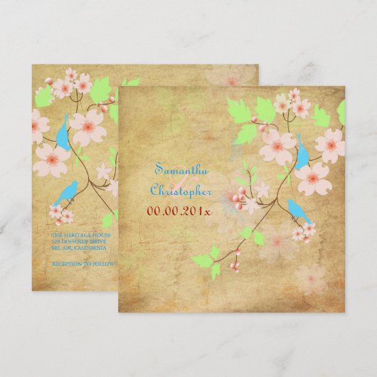  Tortelduifjes/diy fonts, et al. Kaart (Voorkant / Achterkant)