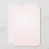 Tortelduifjes en harten Banner Valentijnse  Party Kaart (Achterkant)